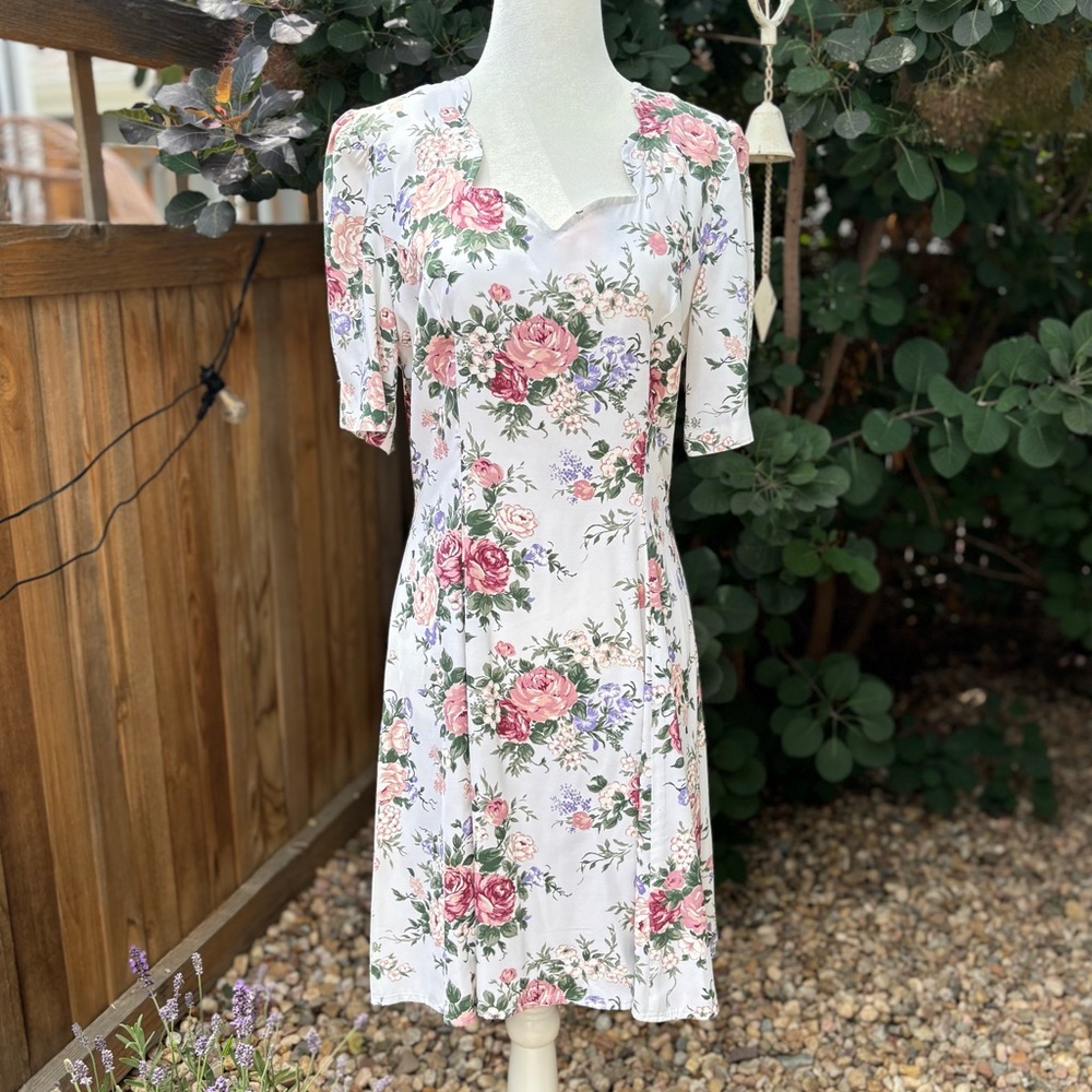 Byer Too! Floral Print Women's Dress